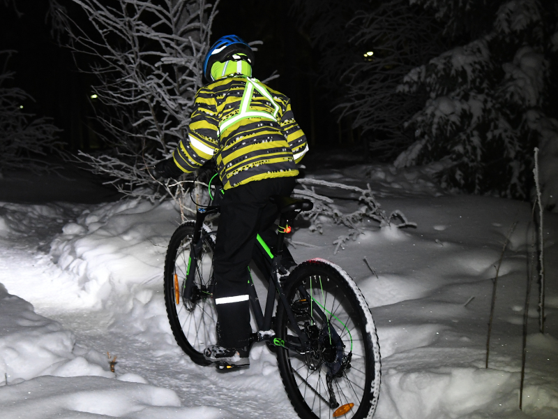 Frog Bikes Cycling safety kids hi vis clothing