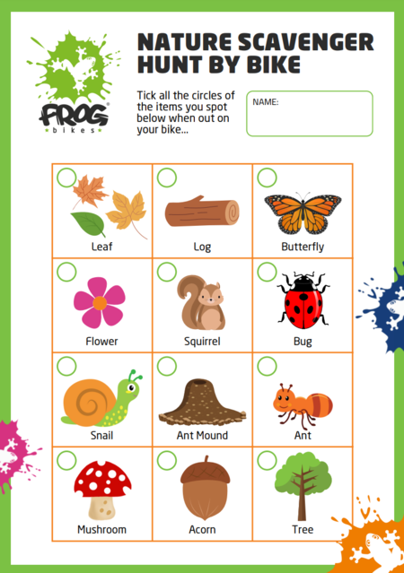 Nature scavenger hunt