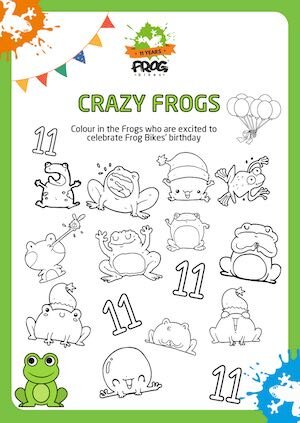 11th birthday activity pack