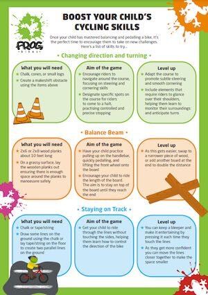 Boost your child's cycling skills
