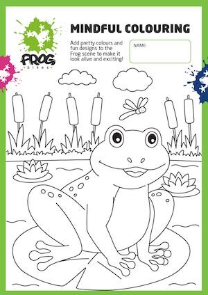 Mindful colouring for kids