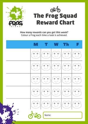 The frog squad reward chart