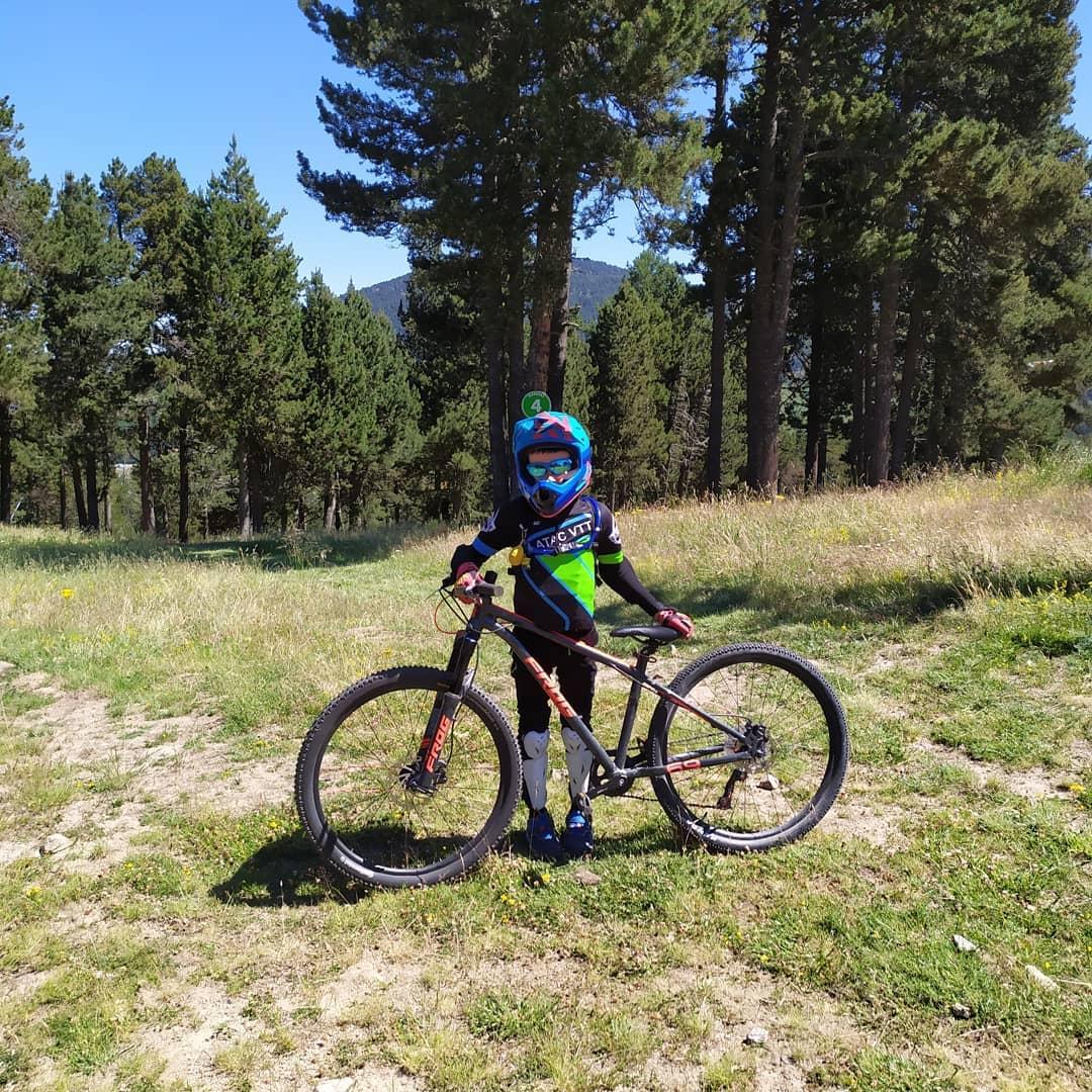 Rebel Kids Full Face Downhill MTB Bike Youth Helmet Visor Orange/Black 55-58cm 